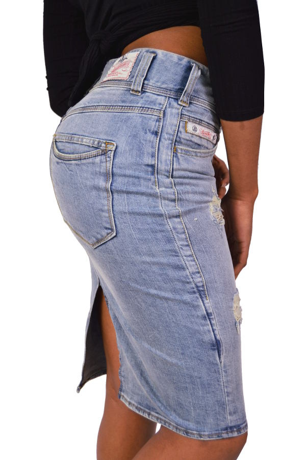 Herrlicher Jeans Rock RAYA Skirt 69,95 Destroy, D9661 Adagio €