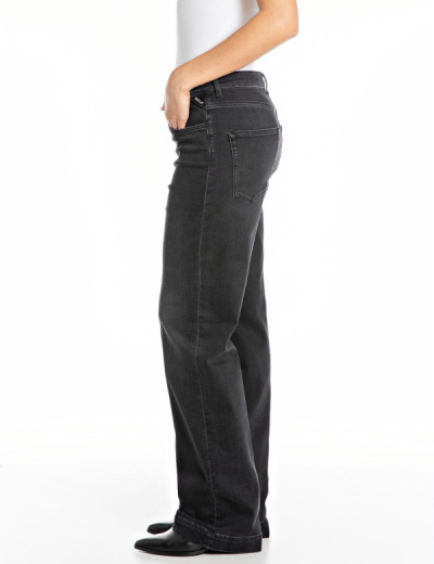 Replay Jeans WA521 Melja Relaxed 735 749 Dark Grey